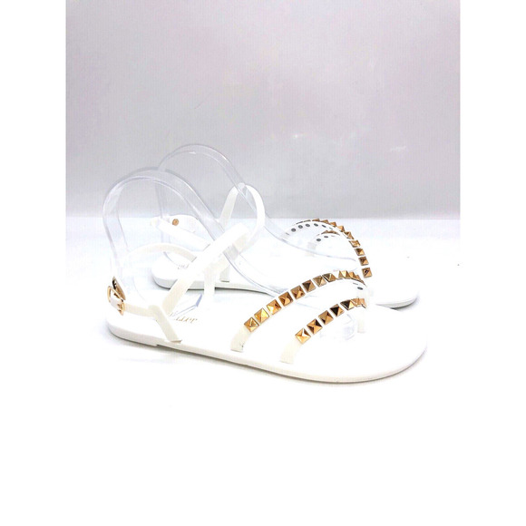 Olivia Miller Tramore Jelly Studded Sandals - White , US 8 - Picture 2 of 10